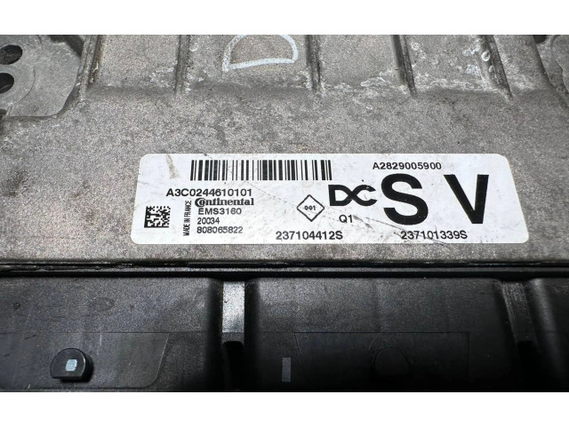 Блок управления двигателя A2829005900, 237104412S   Renault Kadjar