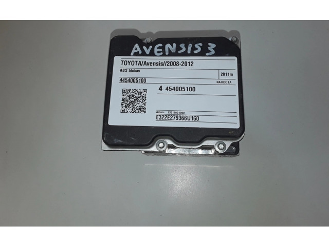 Блок АБС 4454005100, 0265251490   Toyota  Avensis T270  2009 - 2012 года