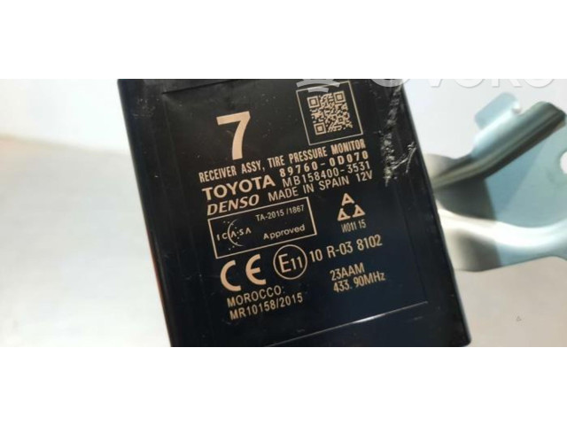 Pojistková skříňka     897600D070   Toyota Yaris 2020