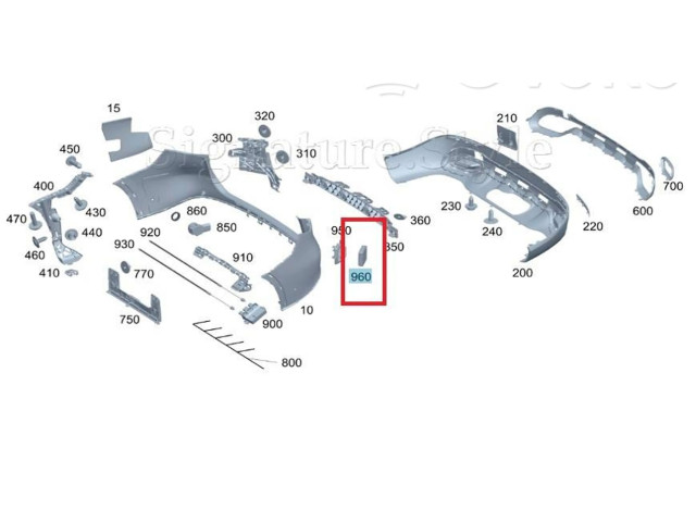 Датчик слепых зон A0009059417, A0009051416   Mercedes-Benz SL R232