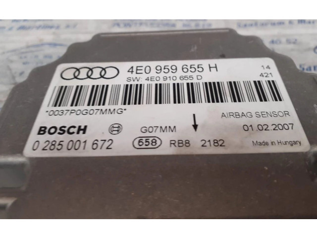 Блок подушек безопасности CENTRALITAAIRBAG   Audi A8 S8 D3 4E