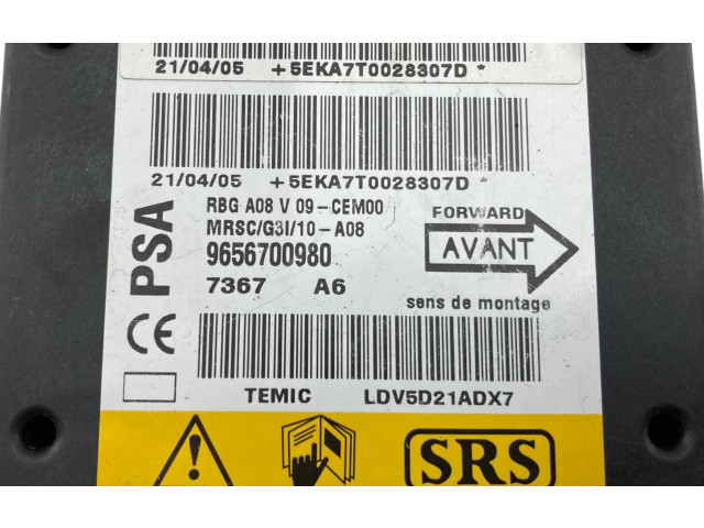 Блок подушек безопасности 9656700980   Peugeot 1007