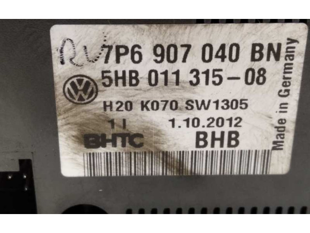 Блок управления климат-контролем 7P6907040BN, 5HB01131508   Volkswagen Touareg II