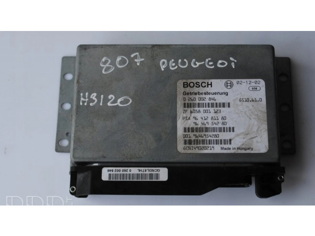 Блок управления коробкой передач 0260002846   Peugeot 807