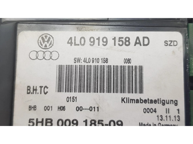 Блок управления климат-контролем 4L0919158AD   Audi Q7 4M