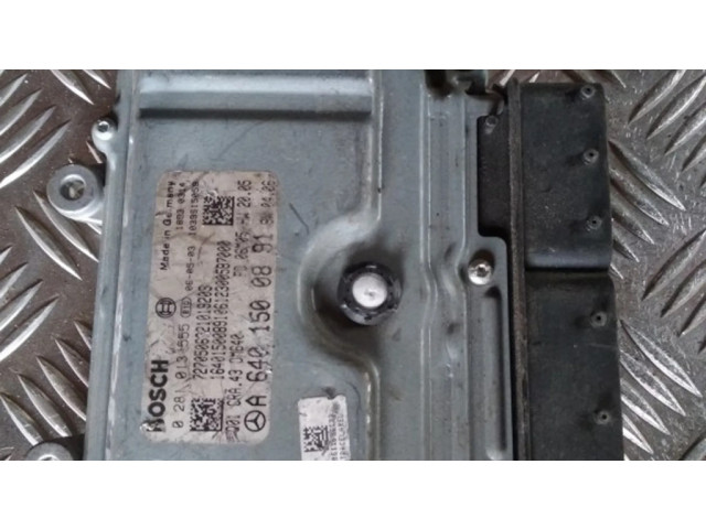 Řídící jednotka A6401500891, 0281013555   Mercedes-Benz A W169 2006