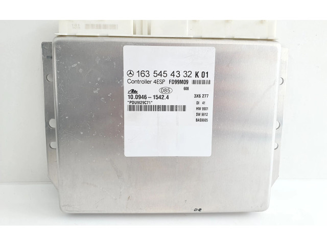 Блок управления АБС 1635454332   Mercedes-Benz ML W163