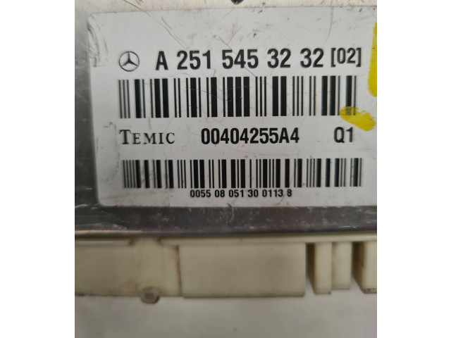 Блок подушек безопасности A2515453232, 00404255A4   Mercedes-Benz ML W164