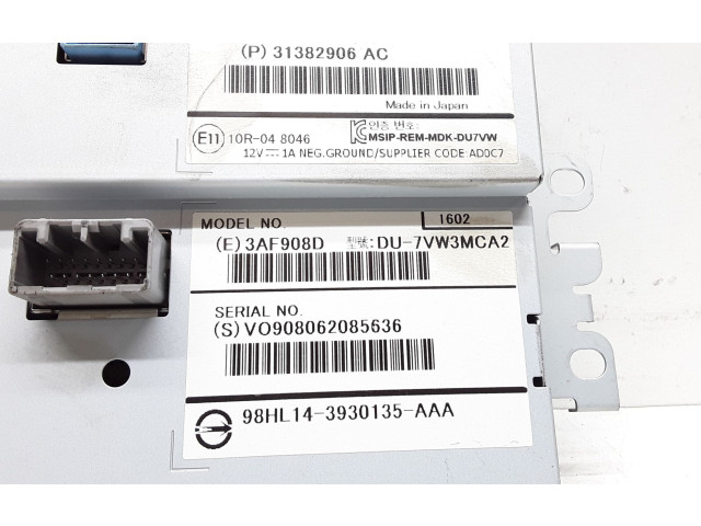 Дисплей    31382906, 31382906AC   Volvo V40 Cross country