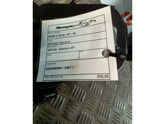 Vstřikovací čerpadlo 0450496994   BMW 5 E34  pro naftový motor 2.5  