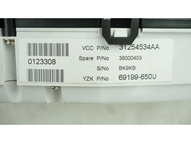 Панель приборов 31254534AA   Volvo V70       