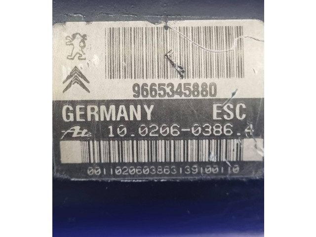 Jednotka ABS 9665345880, 10020603864   Peugeot 207 2010