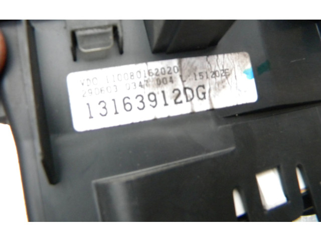 Přístrojová deska  Chevrolet Meriva 2005 13163912DG, 110080162020  