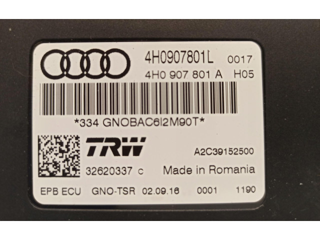 Другие блоки управления / модули    4H0907801L   Audi A6 C7
