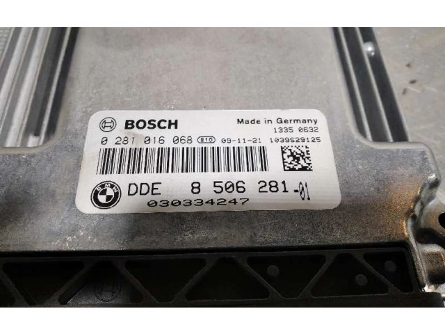 Řídící jednotka 0281016068, 8506281   BMW 1 E81 E87 2010