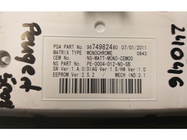 Přístrojová deska  Peugeot 5008 2012 18926015690  