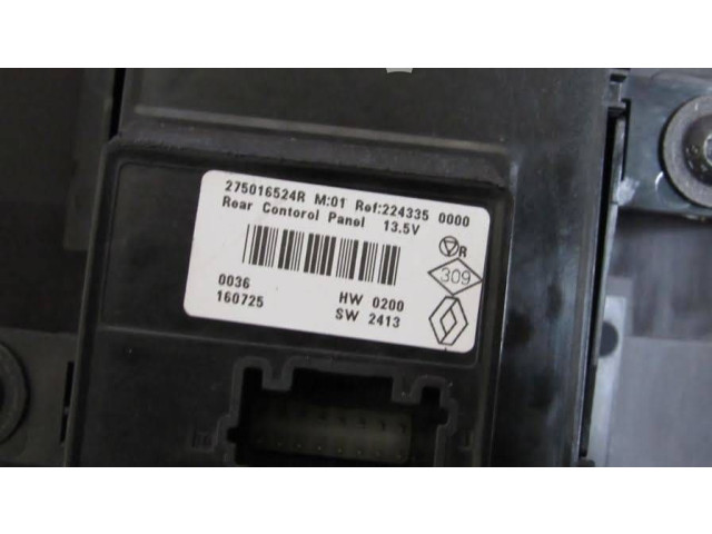 Блок управления климат-контролем 275016524R, 160725   Renault Espace V (RFC)