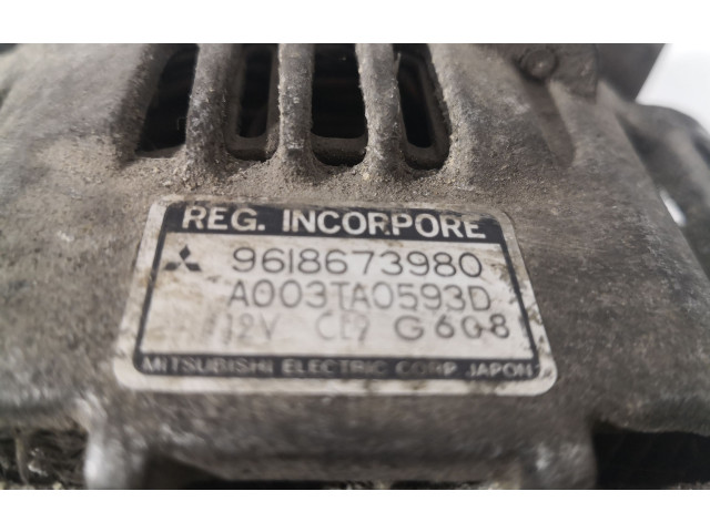 Генератор 9618673980, A003TA0593D   Citroen ZX 1.9     