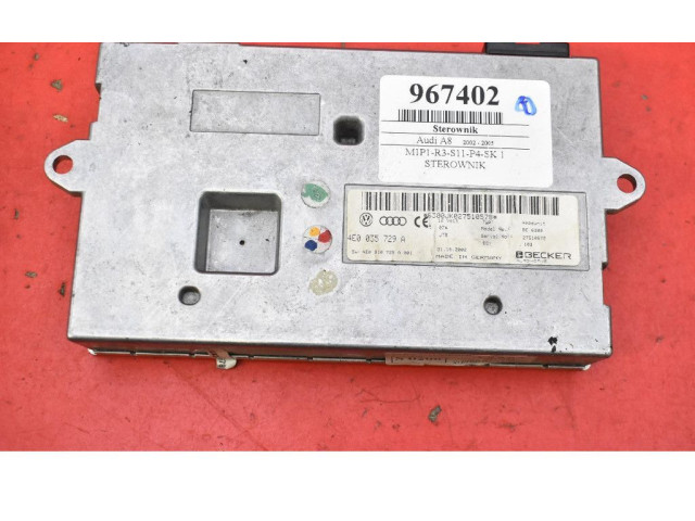 Блок управления двигателем ECU 4E0035729A, 4E0035729A   Audi A8 S8 D3 4E
