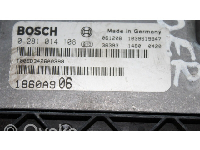 Řídící jednotka 1860A906, 0281014108   Mitsubishi Outlander 2008