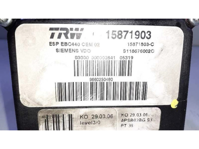 Jednotka ABS 4541G8, 9660250480   Citroen C6 2006