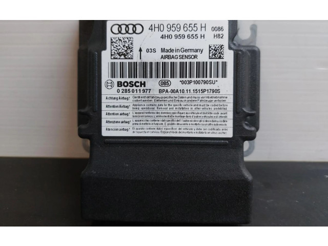 Турбина Блок управления надувных подушек Audi A6 S6 C7 4G  4H0959655H, 0285011977   для двигателя CRTD      