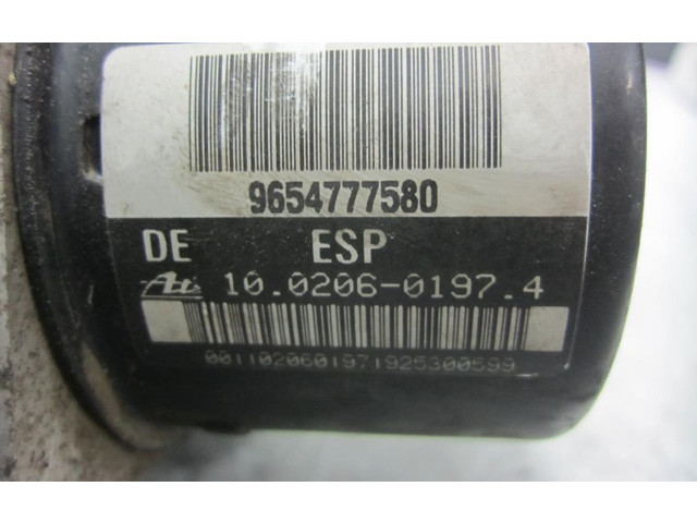 Jednotka ABS 9654777580   Peugeot 207 CC 