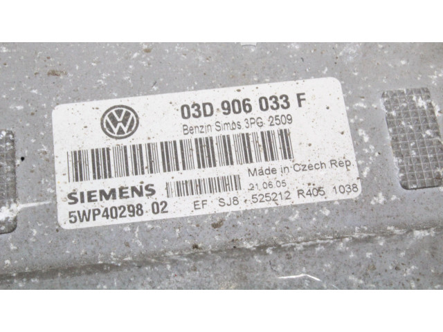 Блок подушек безопасности 03D906033F, 5WP4029802   Volkswagen Polo VI