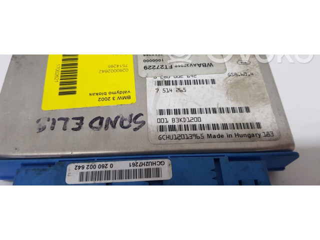 Блок управления коробкой передач 7514265, 7514299   BMW 3 E46