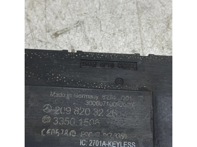 Блок управления A2098203226   Mercedes-Benz CLK AMG A209 C209