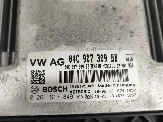 Блок управления двигателя 04C907309BB, 1039T05940   Audi A1