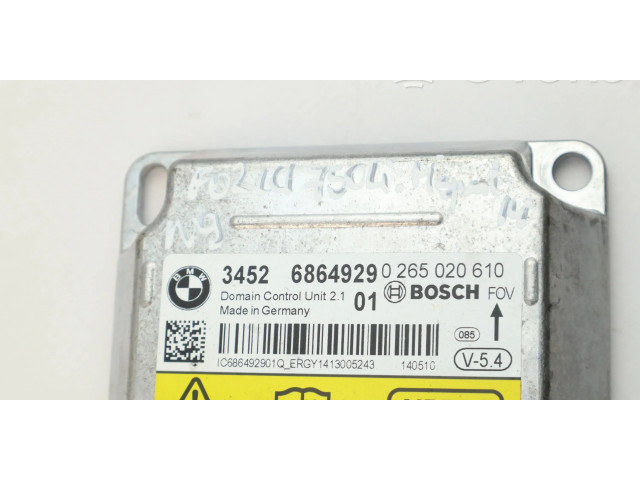 Блок подушек безопасности 6864929, 0265020610   BMW 7 F01 F02 F03 F04