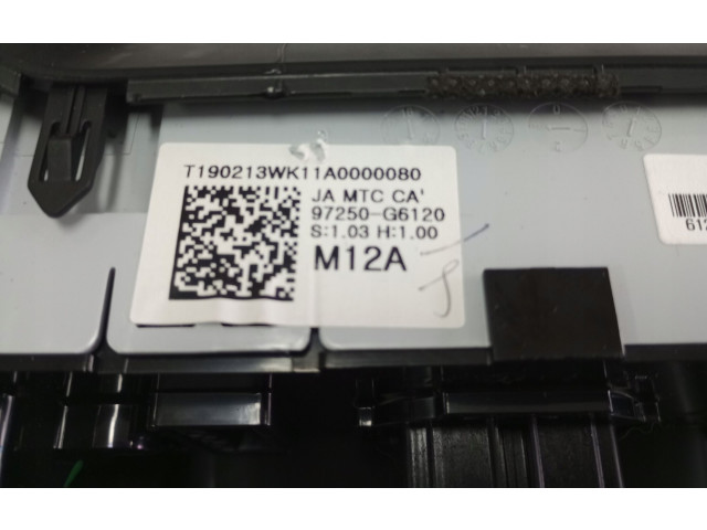 Блок управления климат-контролем 97250G6120, 97250G6120   KIA Picanto