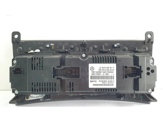 Блок управления климат-контролем A2129009011, A2128303900   Mercedes-Benz E W212