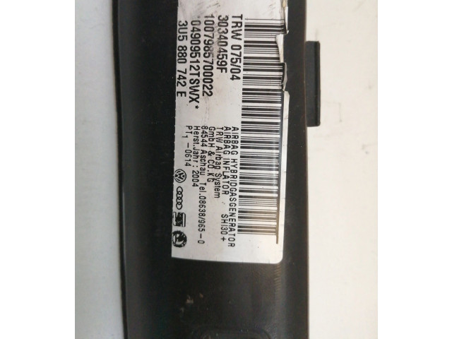 Боковая подушка безопасности 30340459F, R202305440   Skoda Superb B5 (3U)