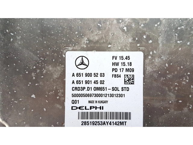 Блок управления двигателя A6519005203, A6519014502   Mercedes-Benz C W205
