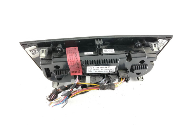 Блок управления климат-контролем A1669009405, 120509   Mercedes-Benz ML W166