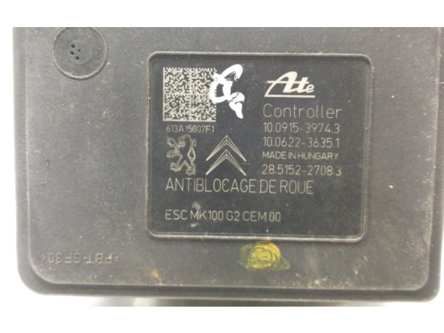 Jednotka ABS 9809312580   Peugeot 2008 I 2013