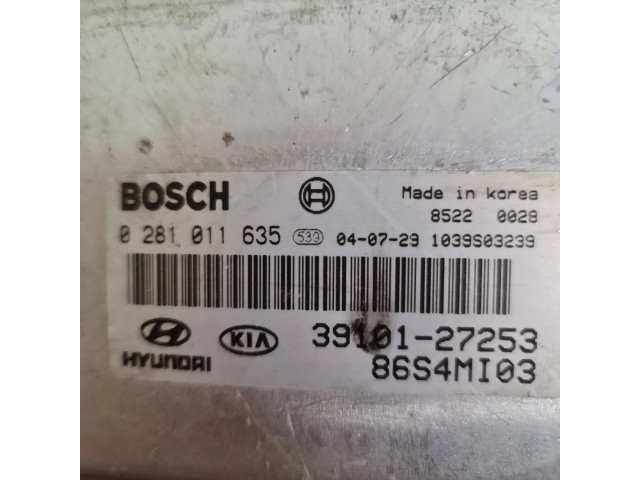Řídící jednotka 3910127253, 86S4MI03   Hyundai Santa Fe 2004