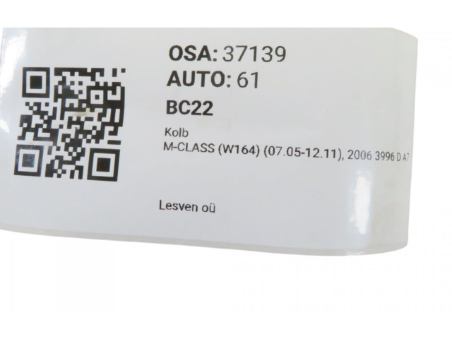 Píst A6290301217, A6290301217   Mercedes-Benz ML W164    OM 629.912 