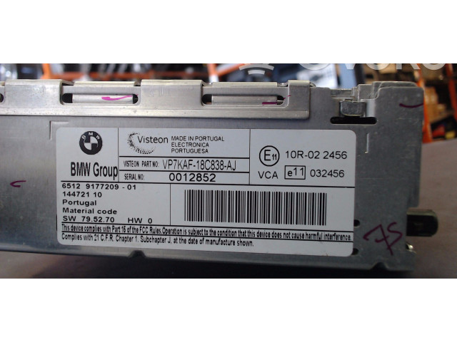Радио/ проигрыватель CD/DVD / навигация 9177209   BMW 1 E81 E87 2007