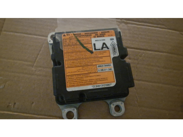 Блок подушек безопасности 988203NM0A, 0285011248   Nissan Pulsar