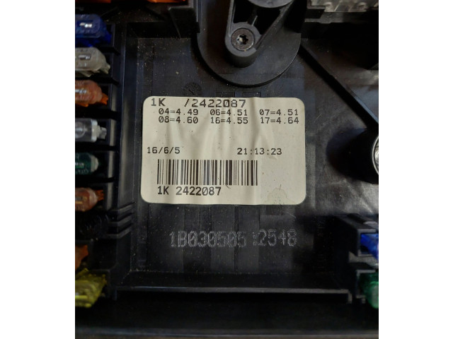   Pojistková skříňka 1B030505, 2422087   olkswagen Jetta V 2006