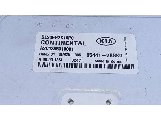 Блок управления двигателя 954412BBK0, A2C1385310001   KIA Niro