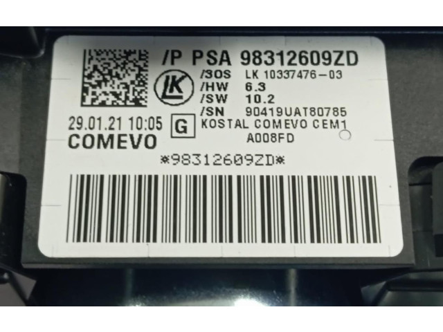 Подрулевой шлейф SRS 98312609ZD   Peugeot Partner