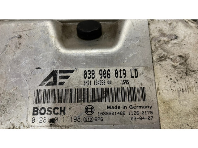 Блок управления двигателя 038906019LD, 1039S01486   Ford Galaxy