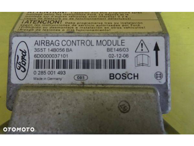 Блок подушек безопасности 3S5T14B056BA, 3S5T14B056BA   Ford Ka