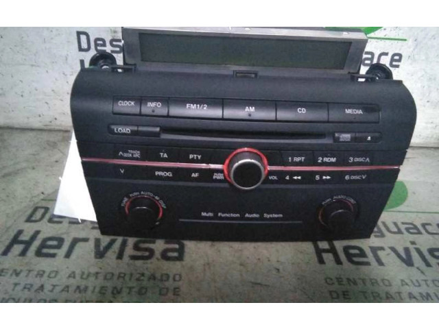 Радио/ проигрыватель CD/DVD / навигация     BP4L66AS0, 0090170    Mazda MX-3 