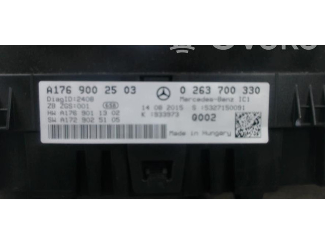 Přístrojová deska  Mercedes-Benz A W176 2015 1769002503, 1769002503  