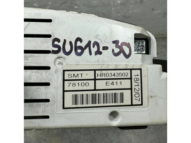 Přístrojová deska  Honda Civic 2005 HR0343502, 78100E411  